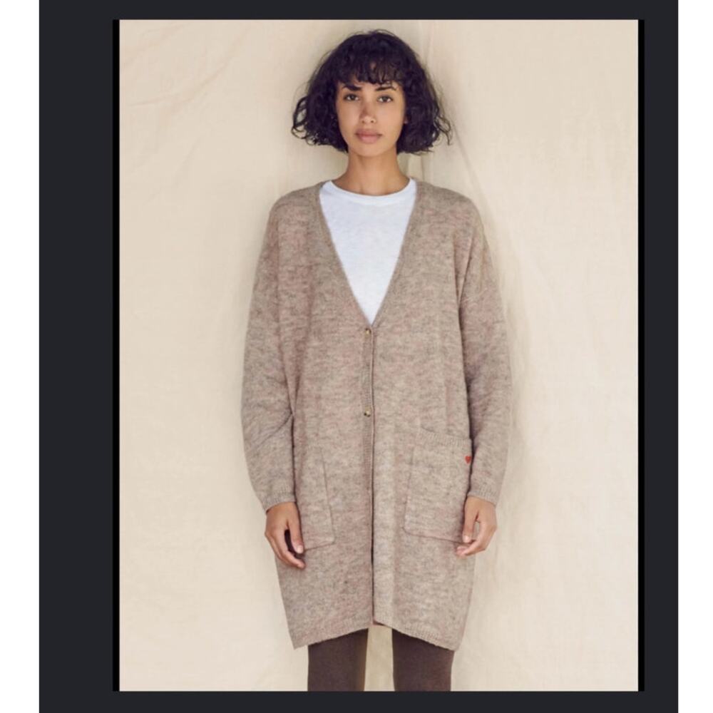 Sundry Oversized Cardigan in Cappuccino